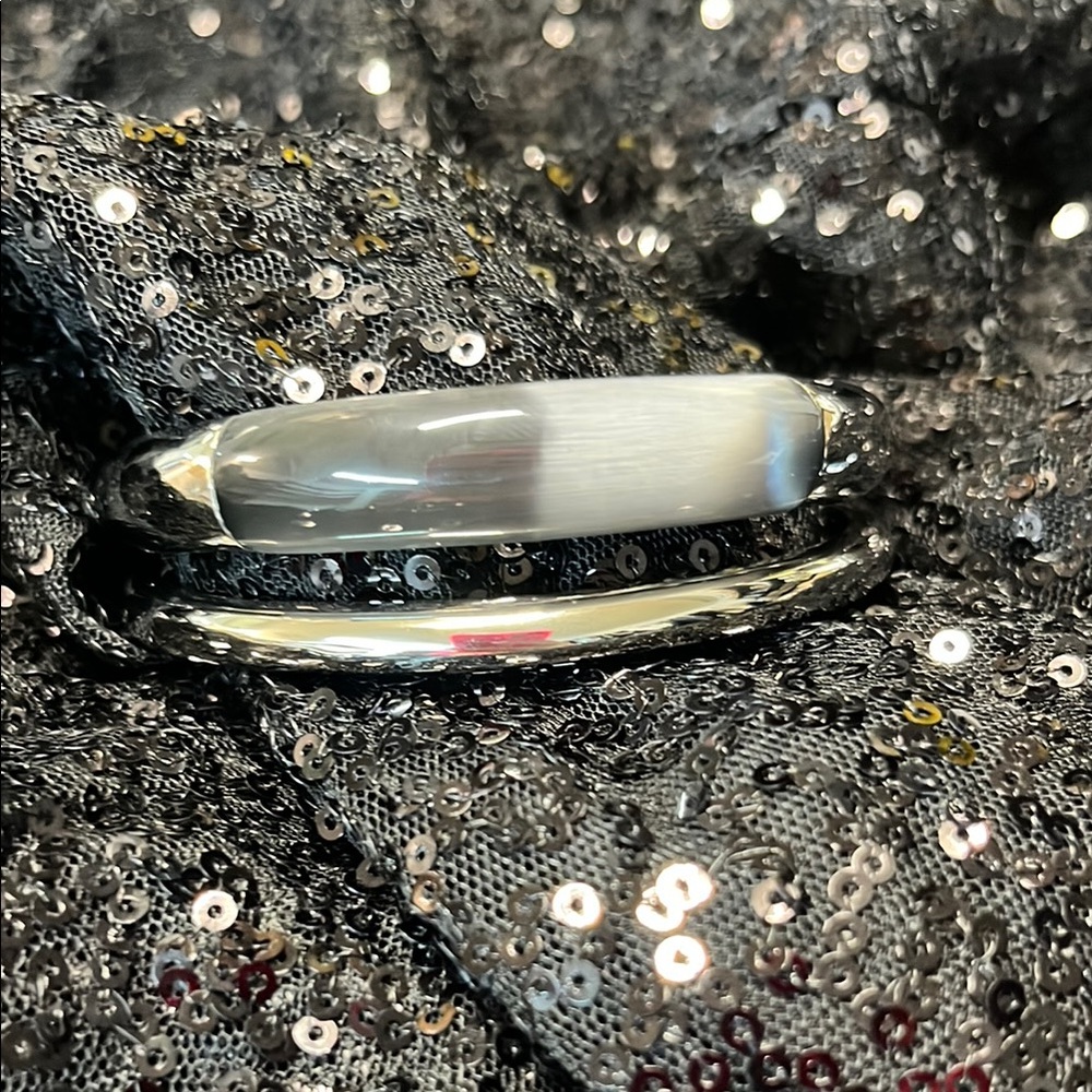 Elegant Silver Bangle Bracelet